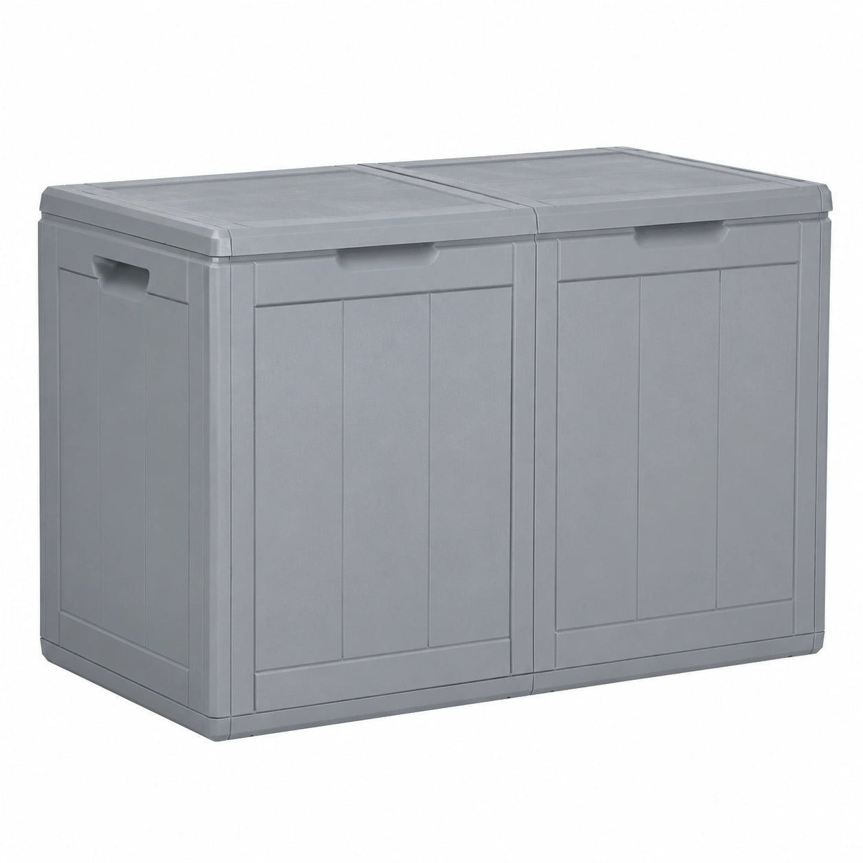 Baule da Giardino 180 L Grigio in Rattan PP, Baule da Giardino, Baule da Giardino per Esterno, Baule da Giardino Impermeabile-151234