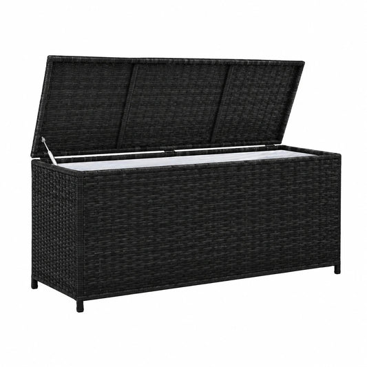 Contenitore da Esterno, Baule da Esterno, Cassapanca da Giardino, Box Contenitore Giardino, Cassapanca polyrattan