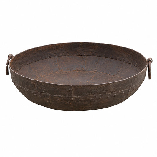 Contenitore in Ferro 94 × 24 × 94 cm Adatto Come braciere da Giardino, Particolare fioriera da Esterno Grande