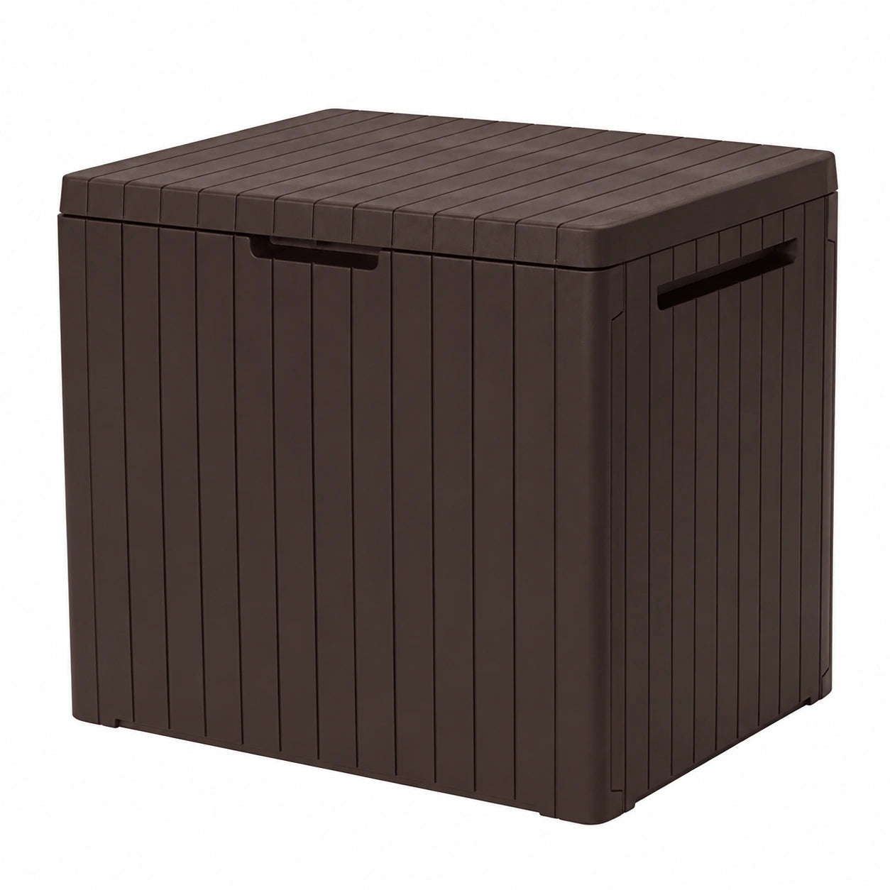 Keter Prosperplast City Box Baule Cassapanca Scatola Portaoggetti 113 litri 57,8 × 44 × 55 cm (Marrone)